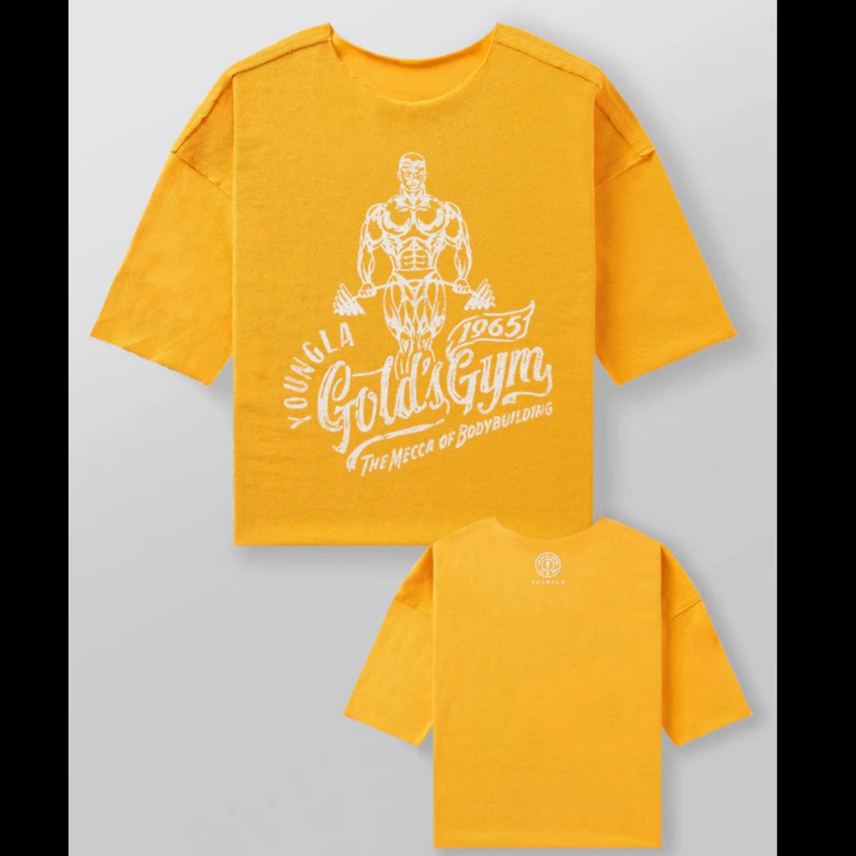 Желтая футболка Art Yellow Gym – обзор и цена Yellow Streetwear Brand