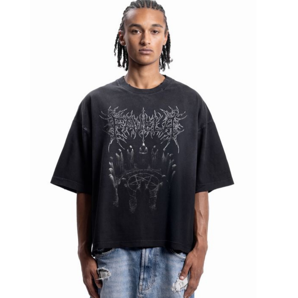 Футболка с принтом Sacred Hear – обзор и цена Streetwear Brand Font
