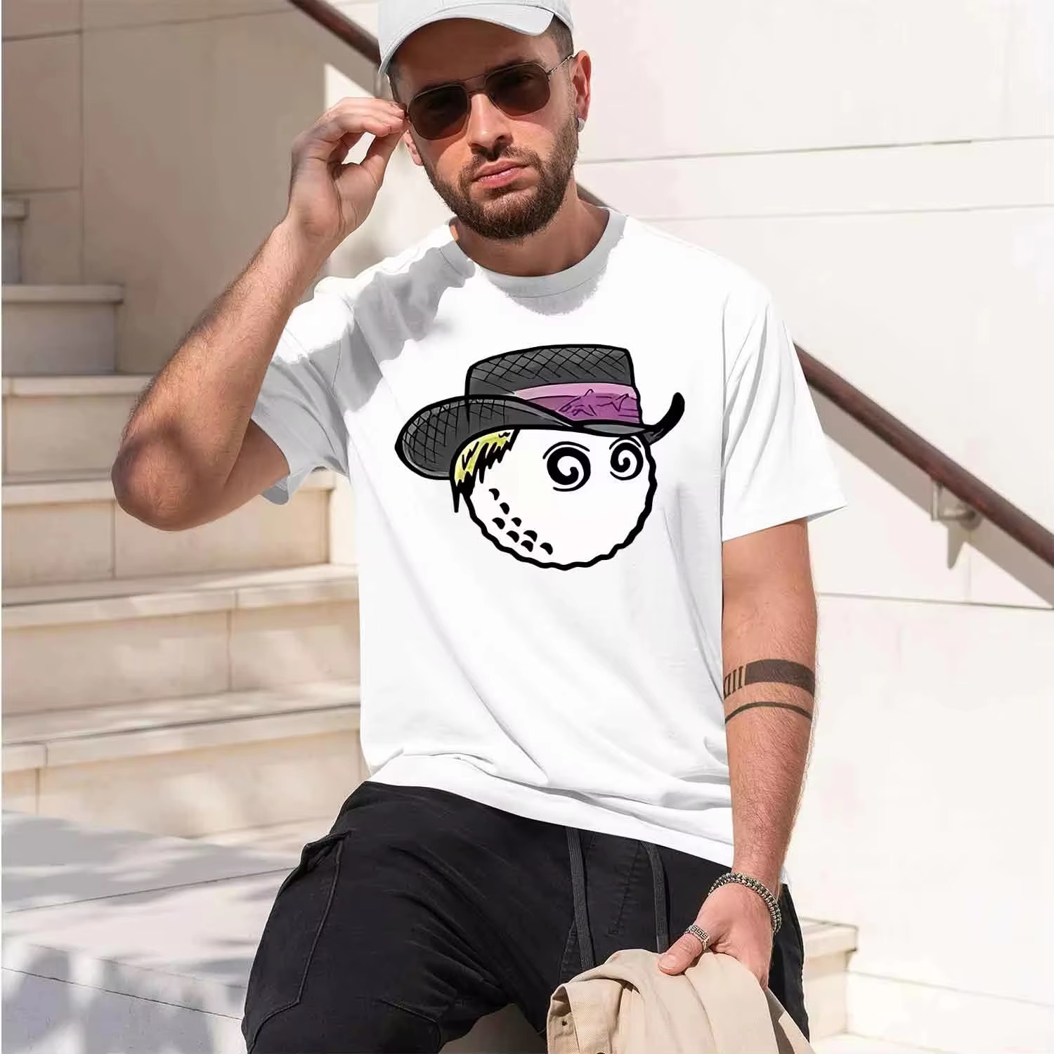 Унисекс-футболка с модным граф – обзор и цена Streetwear Brand From China