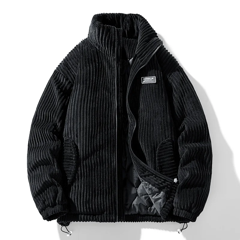 Мужская зимняя вельветовая кур – обзор и цена Streetwear Brand China